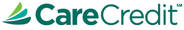 The CareCredit logo features three curved green lines resembling leaves, followed by the text 'CareCredit' in a vibrant green font, reflecting its commitment to providing financing solutions for veterinarian and vet care.